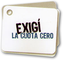 Exigí cuota CERO